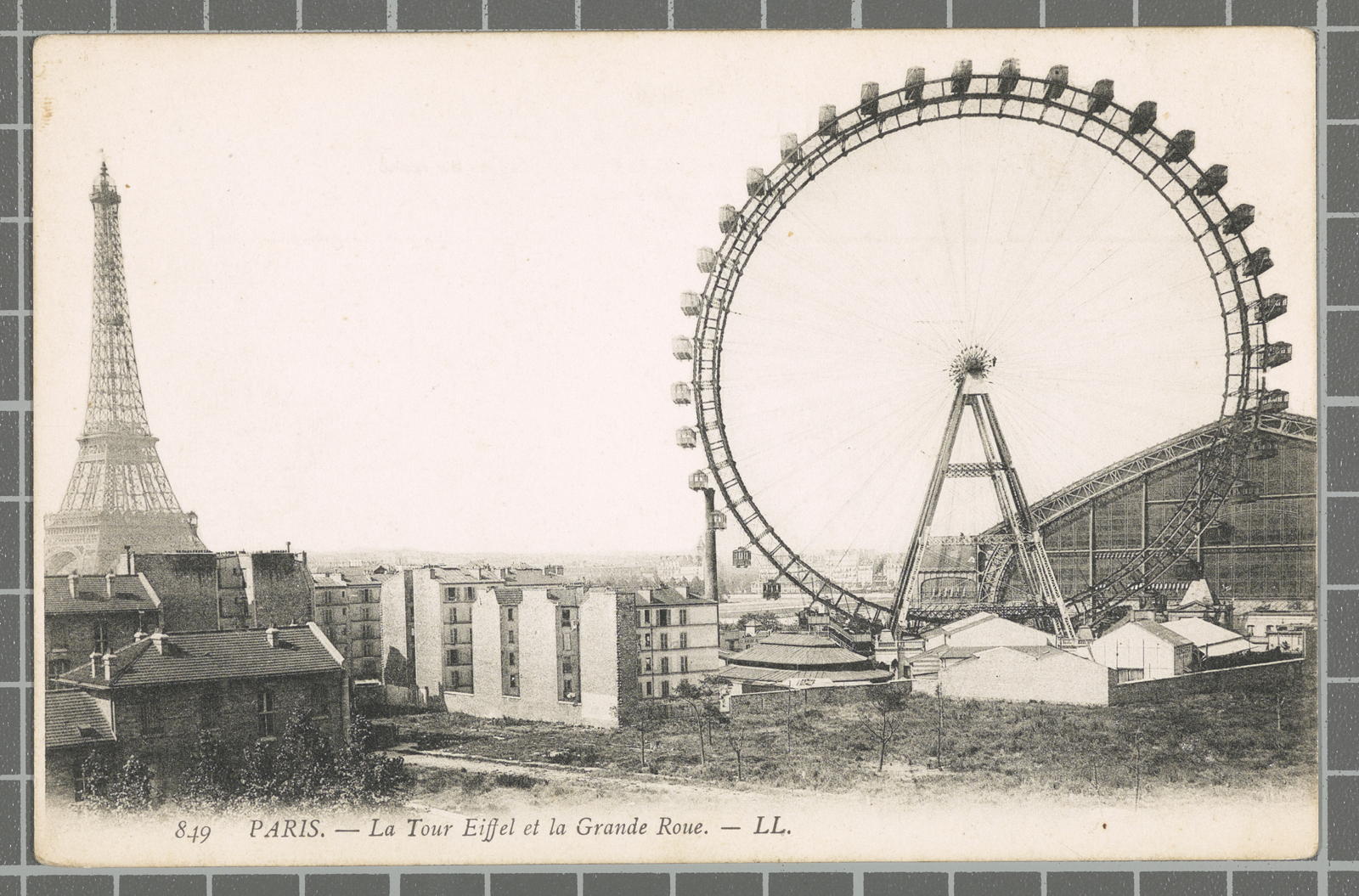 Desconegut, 849 Paris. - The Tour Eiffel et la Grande Roue