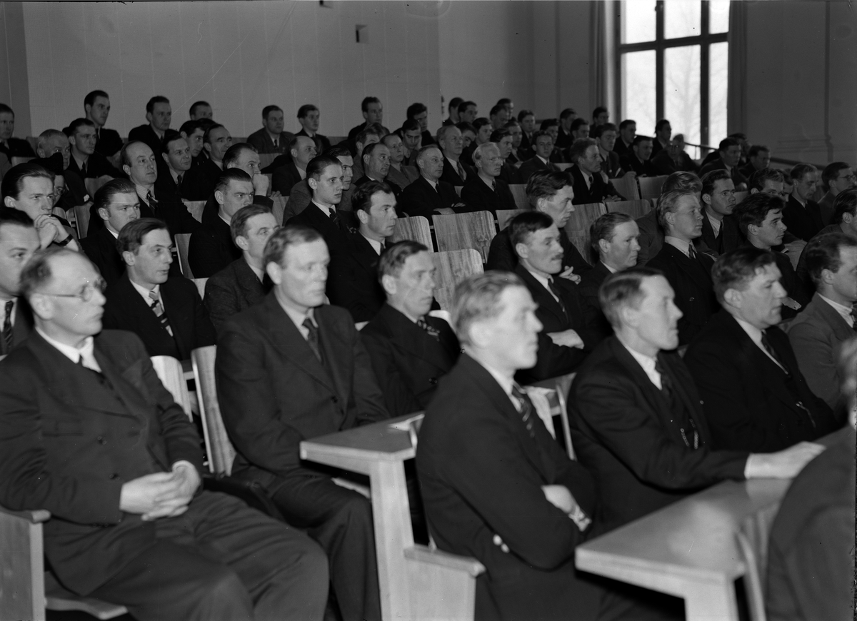 Paul Sandberg, Åhörare på hushållningssällskapets informationsdag i sal X, Universitetshuset