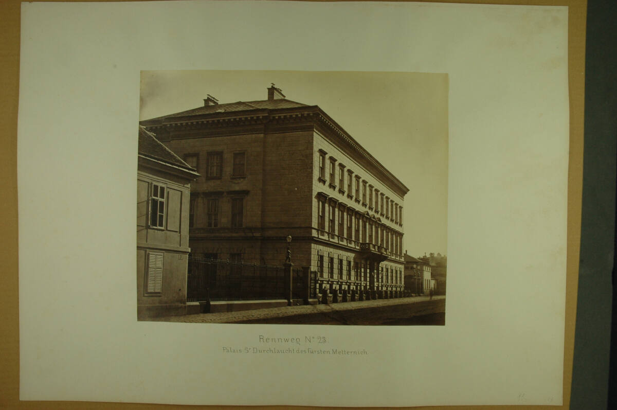 Anonym, Wohngebäude/Wiener Stadterweiterung: Rennweg 23 - Palais Sr. Durchlaucht des Fürsten Metternich"