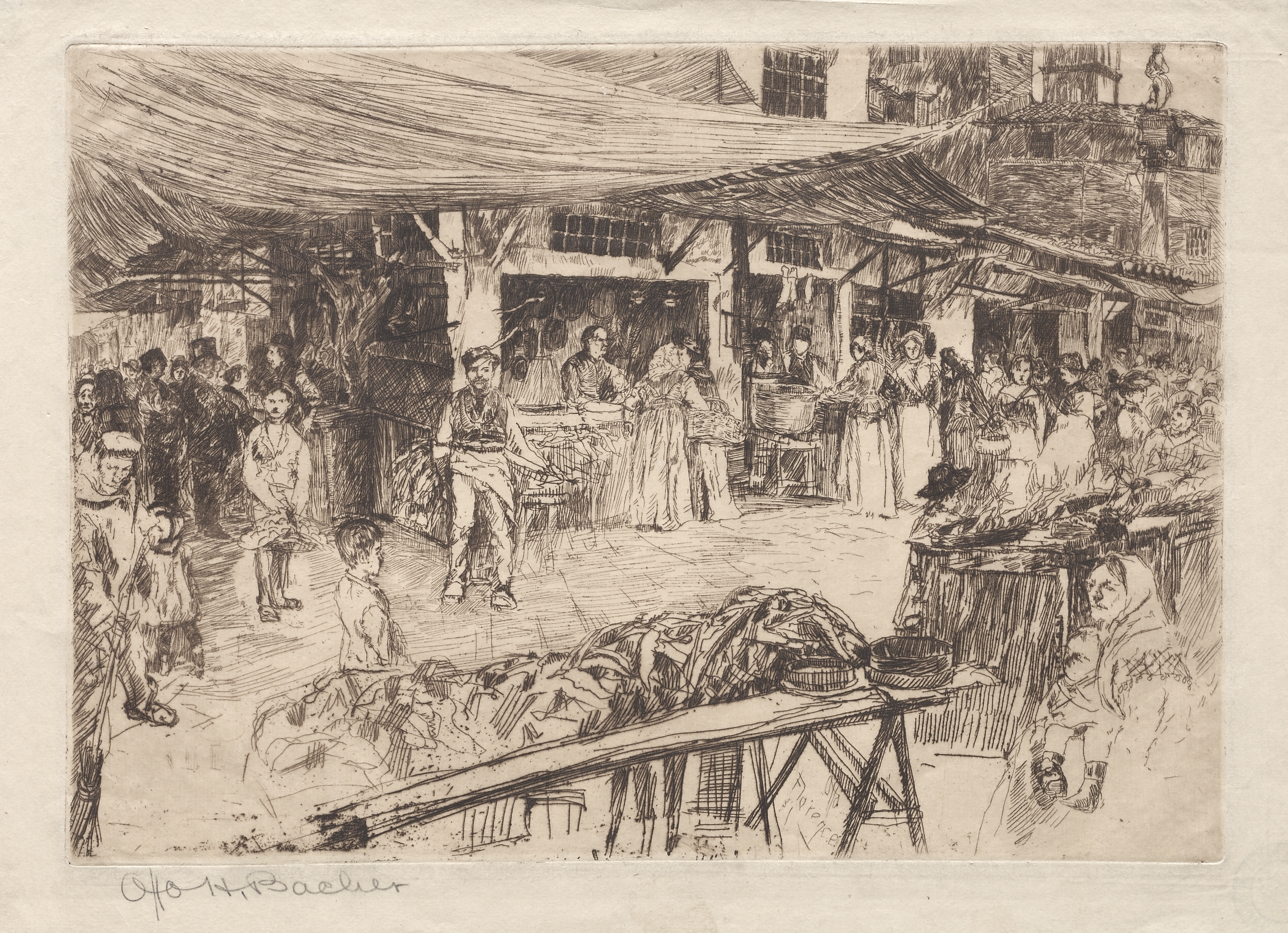 Otto H. Bacher, Old Market, Florence