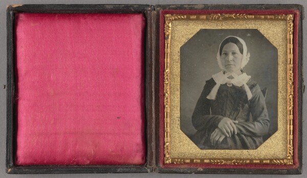 Unknown, [Portrait of a Seated, Middle-aged Woman in Matron Cap]