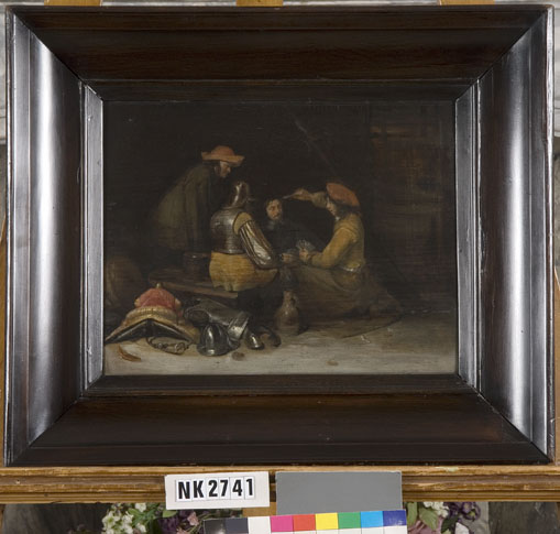 Gerard ter Borch, Guardroom with Soldiers playing Cards