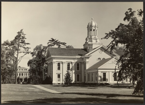 Walker Evans, [Wheaton College: Mary Lyon Hall and President's House (1829)]