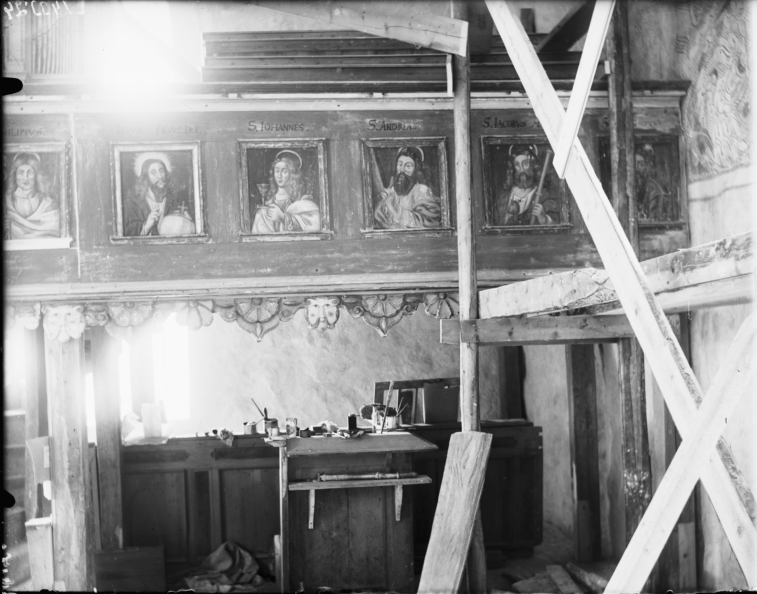 Oscar Svensson, Ragunda gamla kyrka