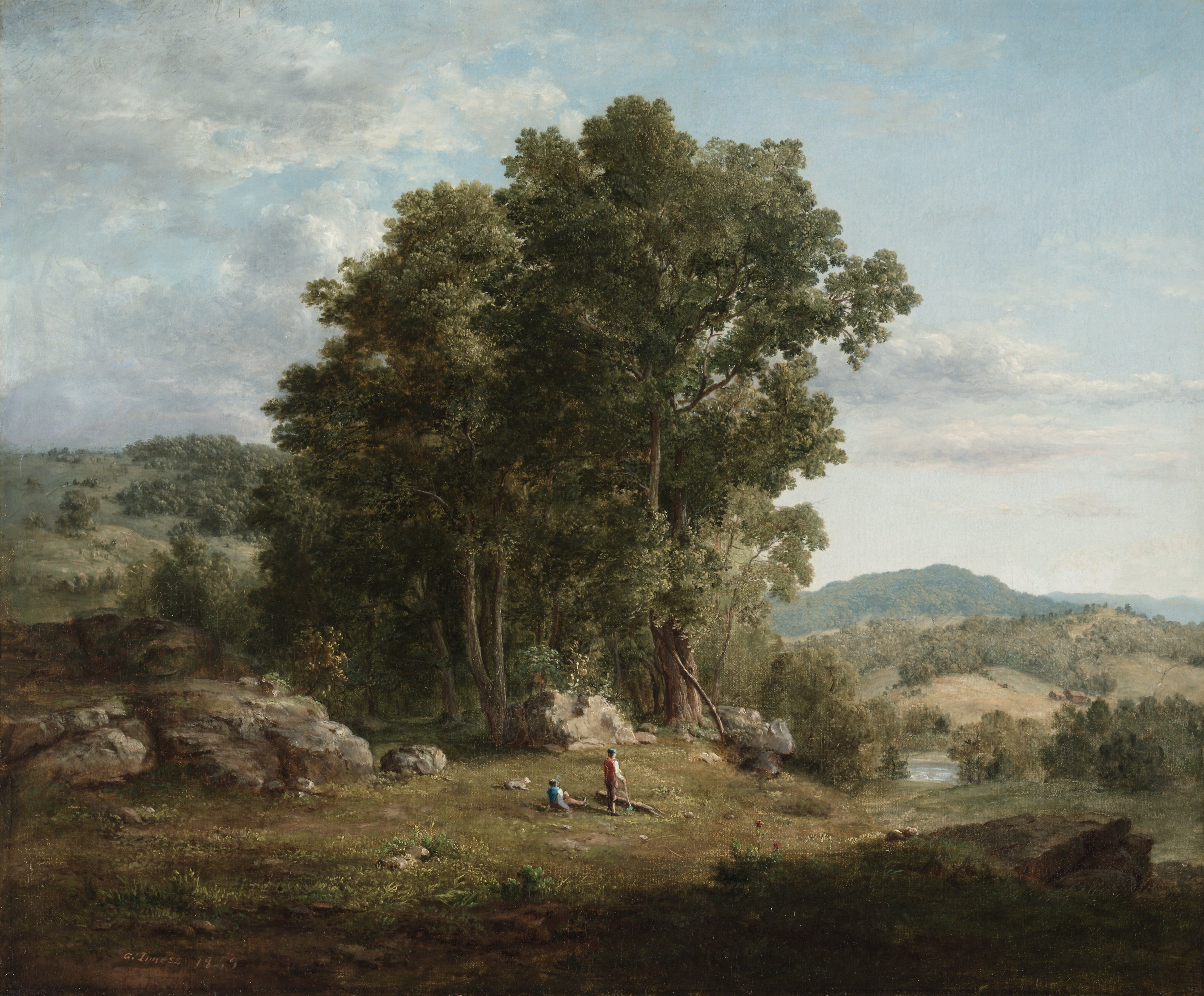 George Inness, The Wood Chopper