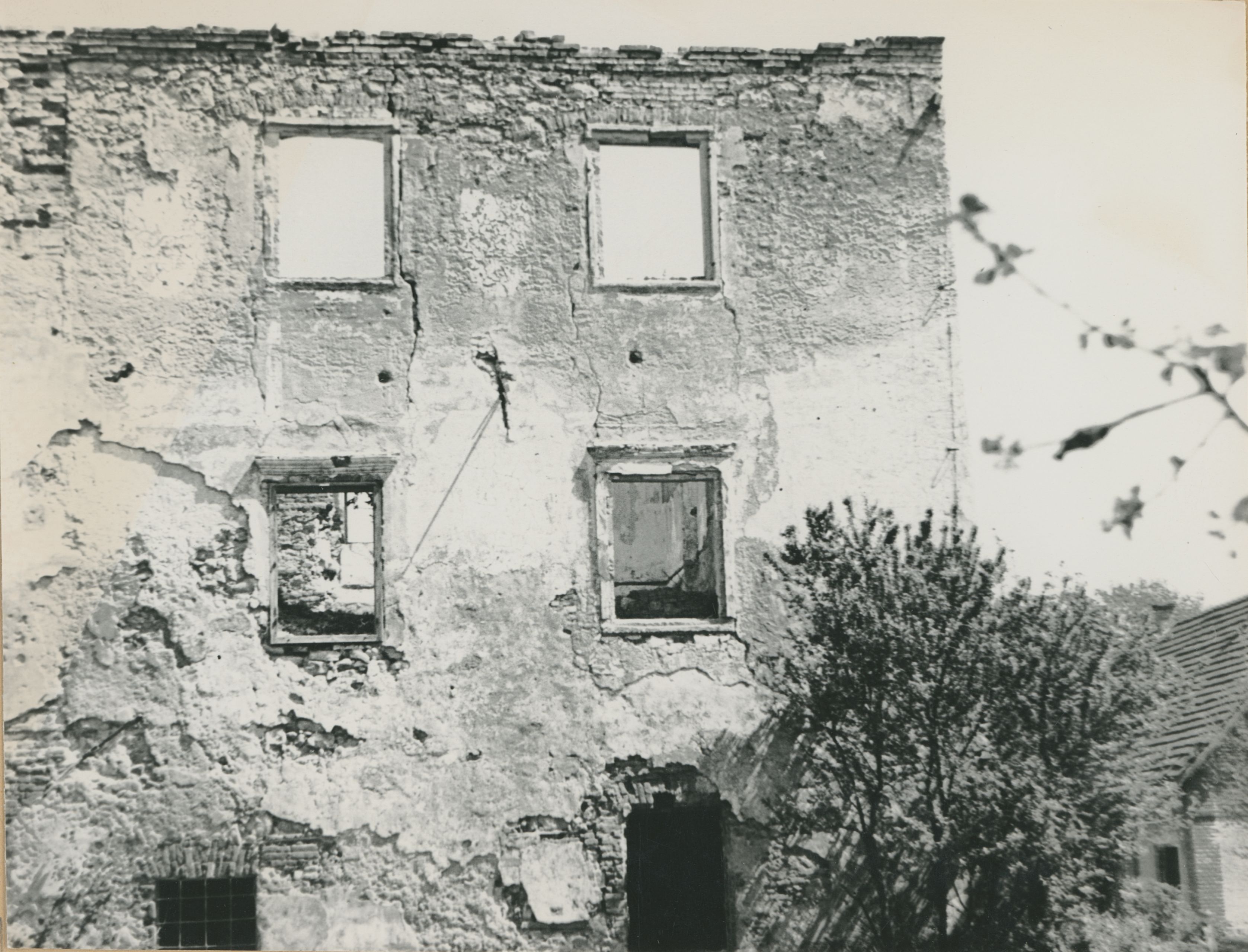 neutvrđen autor, Ivanec - Stari grad, zapadno pročelje, južni ugao