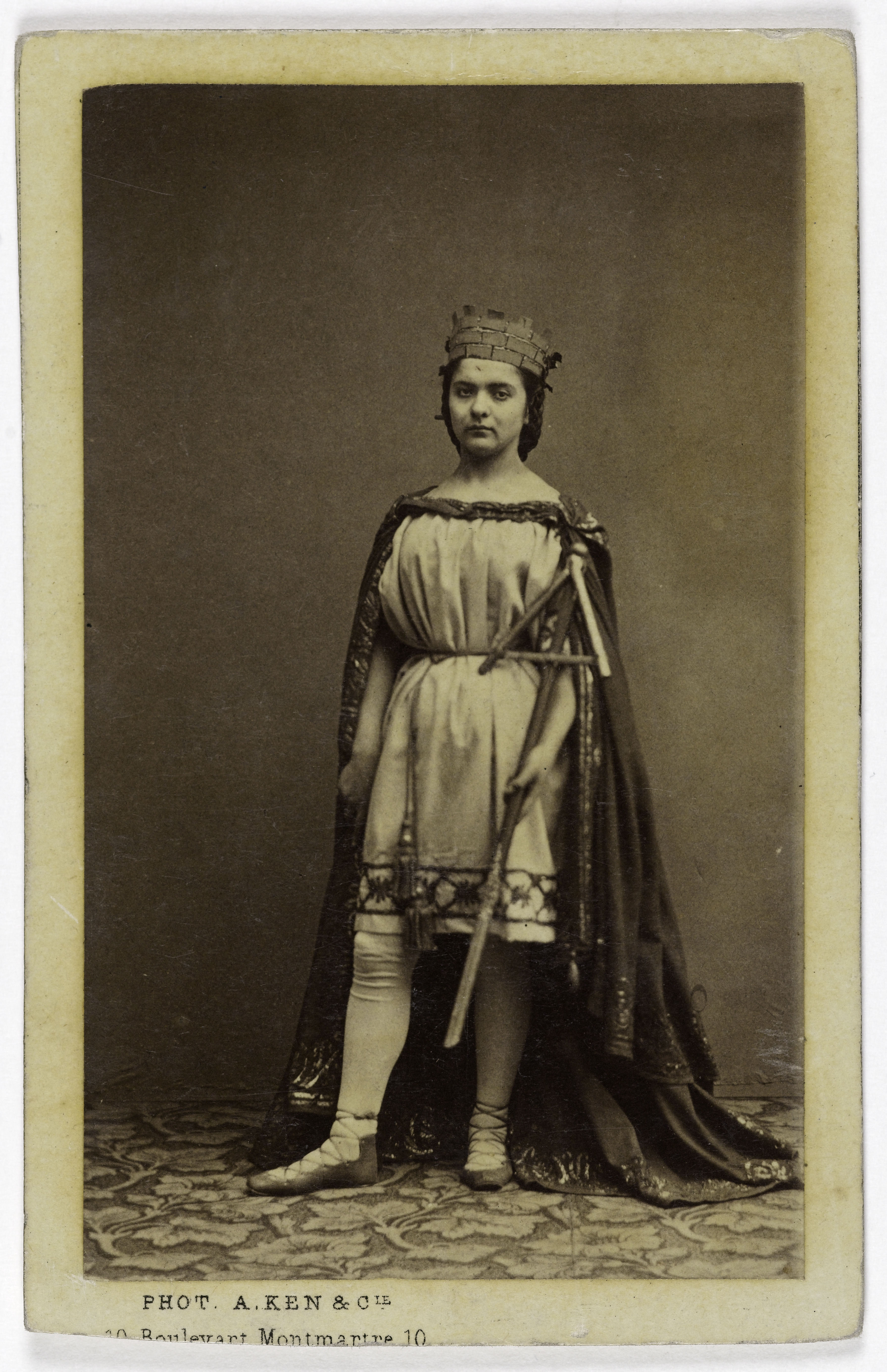 Alexandre Ken, Portrait de Mlle Dumas (actrice au théâtre Dejazet)