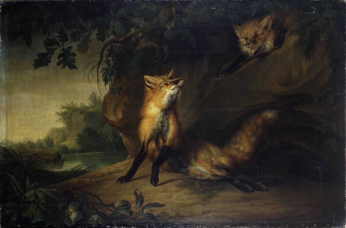 Johann Christian von Mannlich, Die kanadischen Füchse