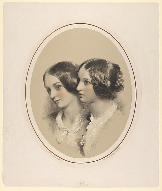 James Archer, Portrait Busts of Two Women