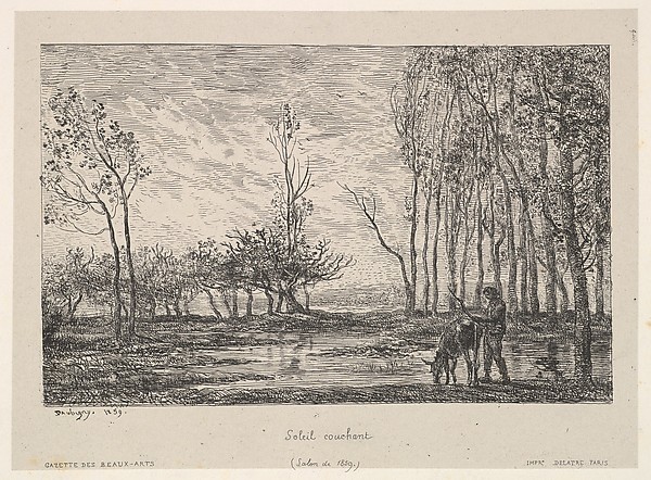 Charles-François Daubigny, Sunset