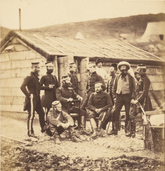 Roger Fenton, Officers of the 4th Light Dragoons.