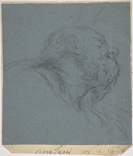 Ciro Ferri, Head of a Bearded Man Looking to Upper Right