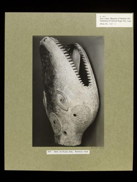 Walker Evans, Snake's Head.  Benin.