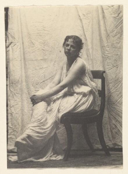 Thomas Eakins, [Weda Cook in Classical Costume in Eakins's Chestnut Street Studio]