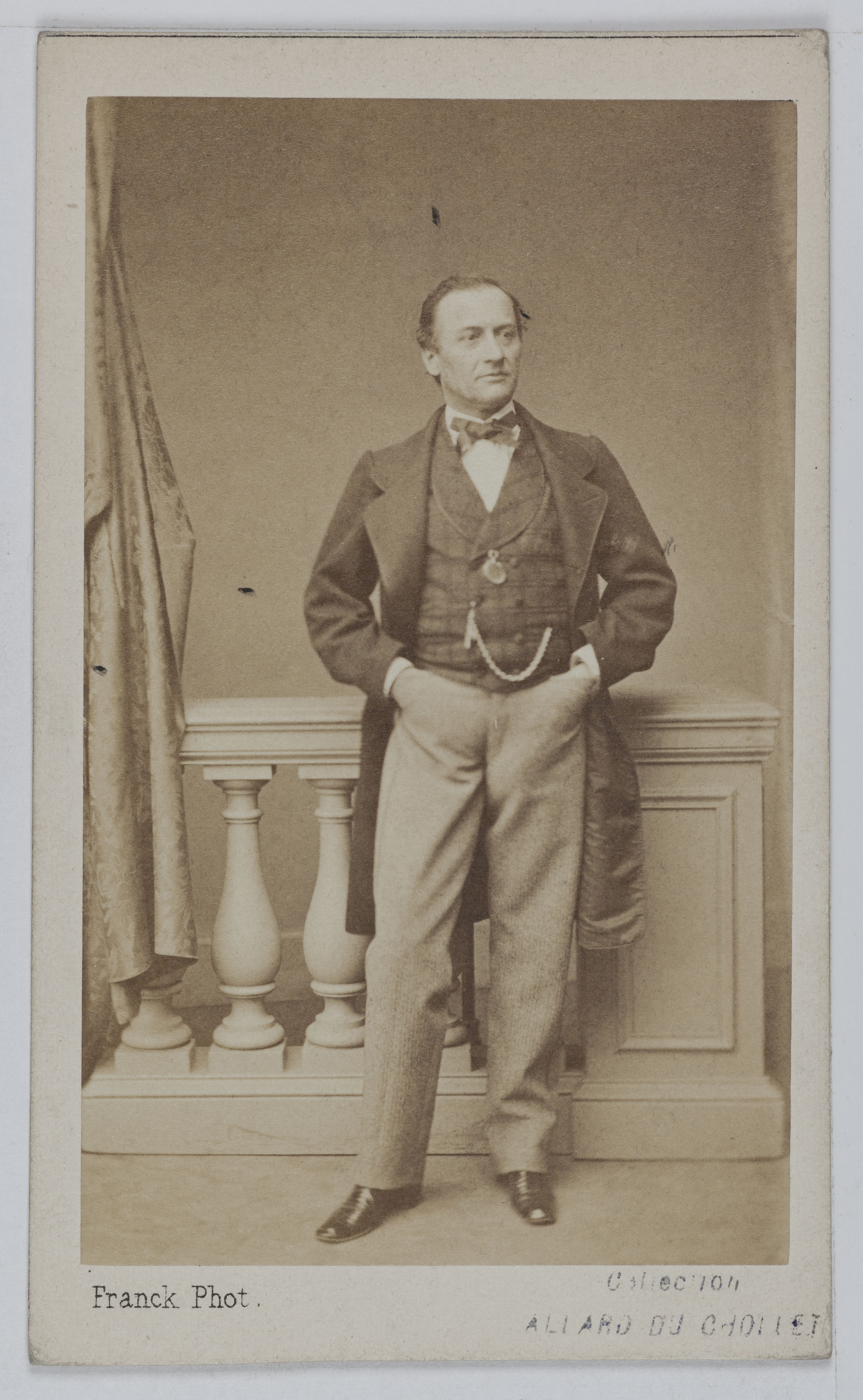 Franck, Portrait de Georges Rey (1810-1881), acteur de théâtre.