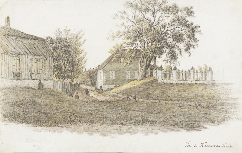 Carl Friedrich Christian (author) Buddeus, Kaasani kiriku juures