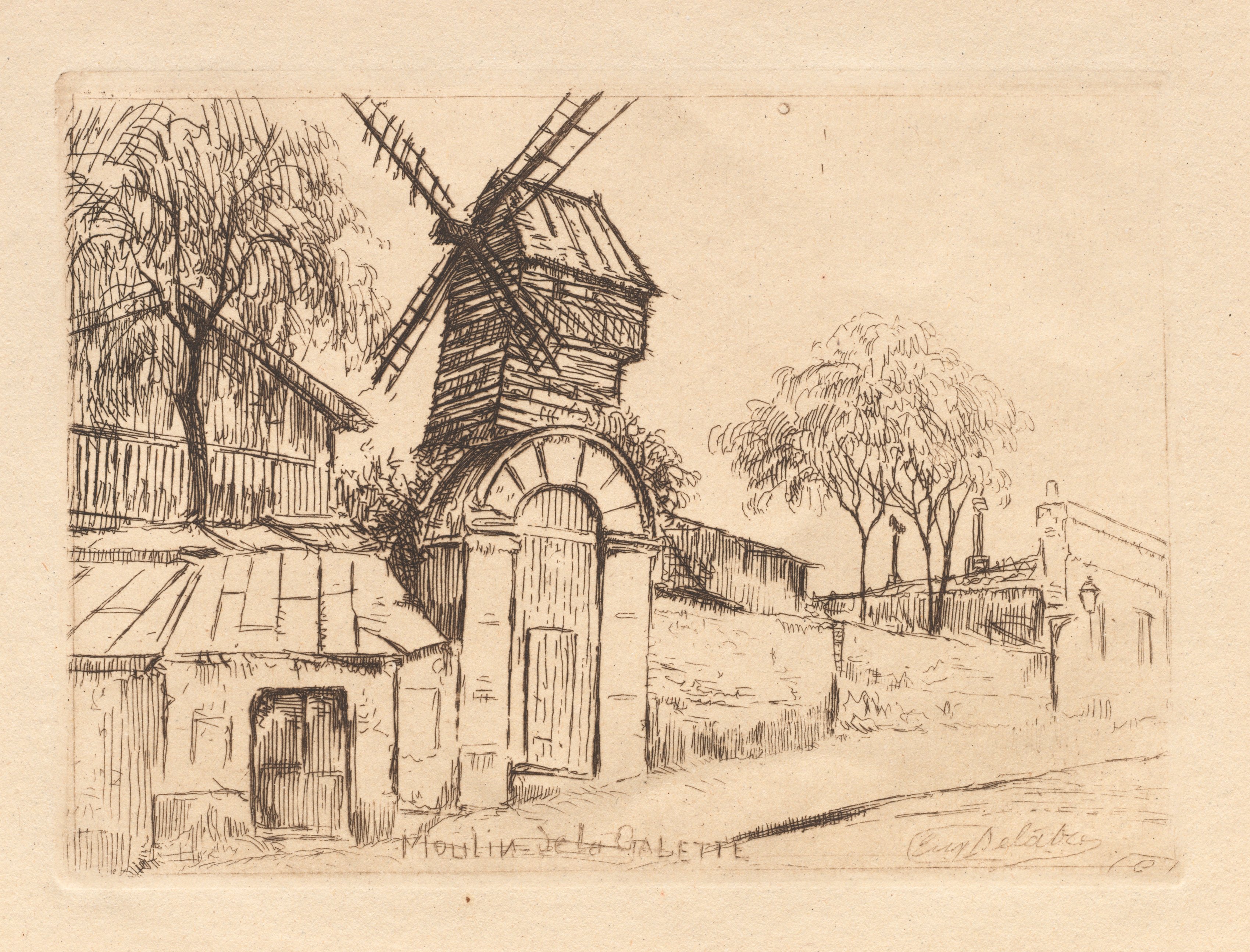 Eugène Delâtre, Moulin de la Galette
