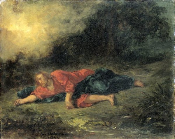 Eugène Delacroix, The Agony in the Garden