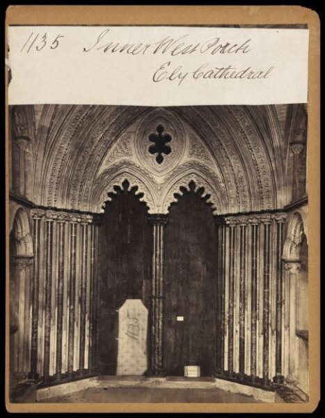 Francis Frith, Inner West Porch Ely Cathedral