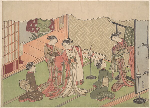 Suzuki Harunobu, The Marriage Ceremony