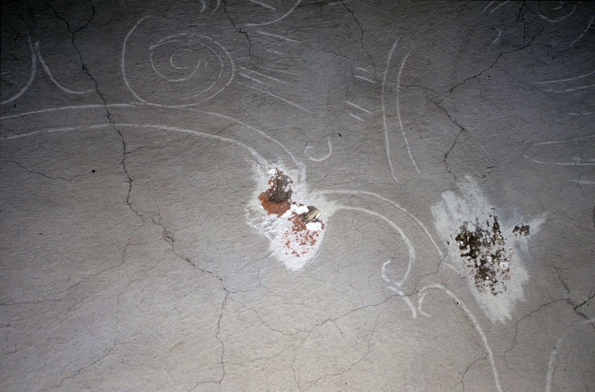 Rune Hammarling, Kalkmålning i Bälinge kyrka, Bälinge socken, Uppland 1989