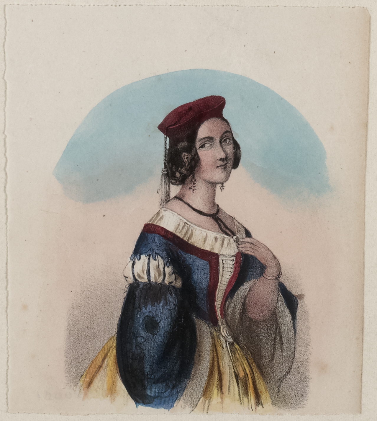 Anonyme, Portrait d'une jeune fille