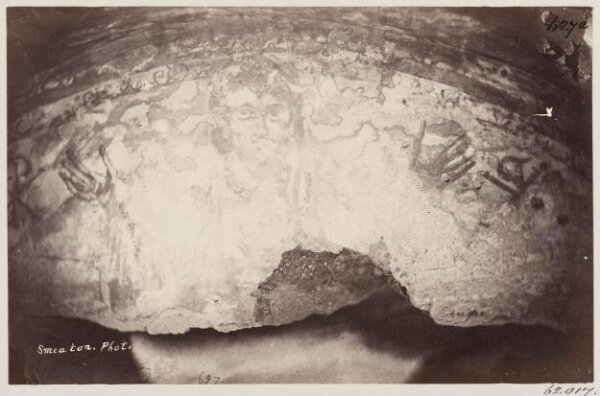 Parker, John Henry, Catacomb of S. Agnes - Painting of the Blessed Virgin and Child, A.D. 772-775