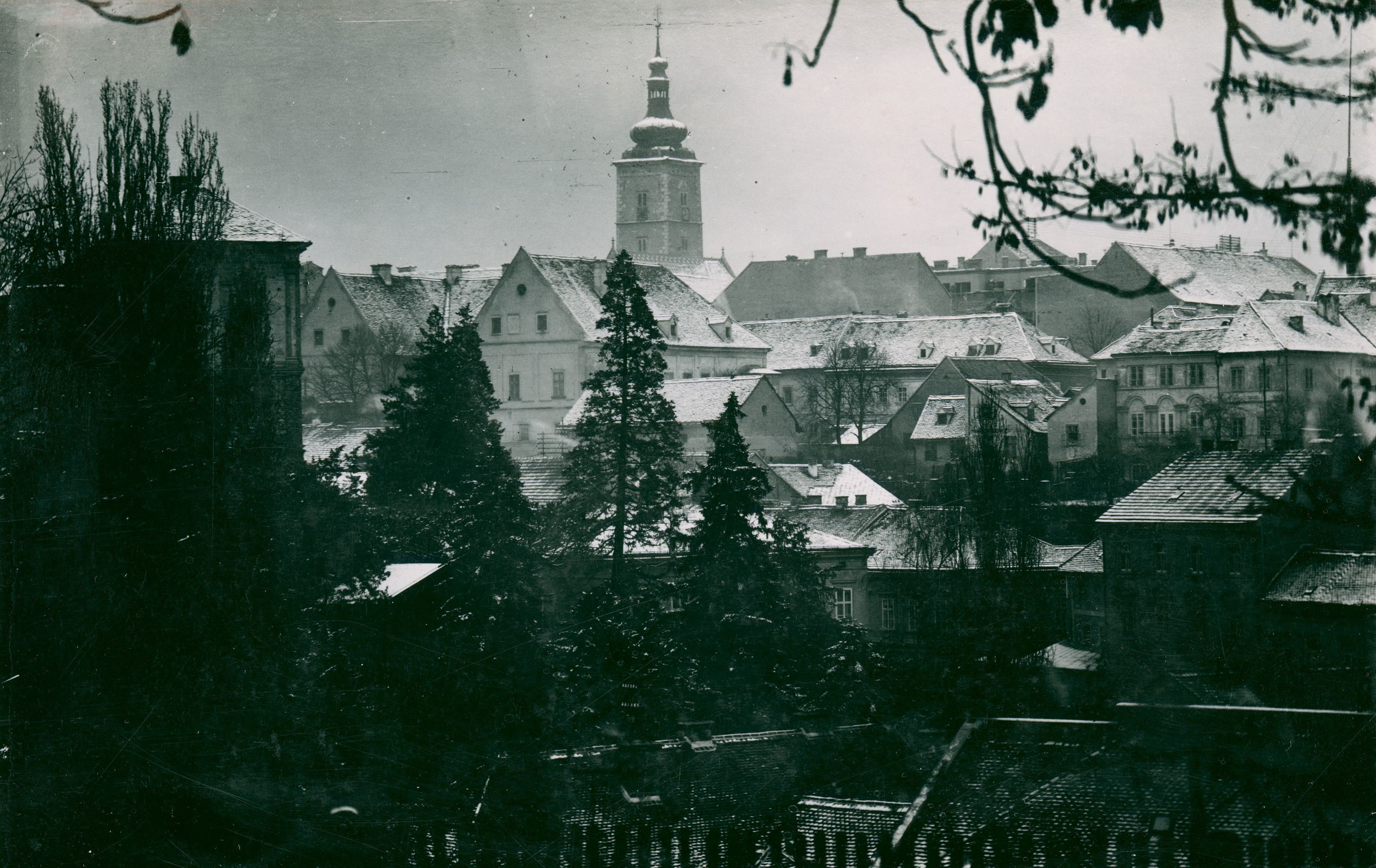 Vladimir Horvat, Zagreb - Gornji grad, veduta