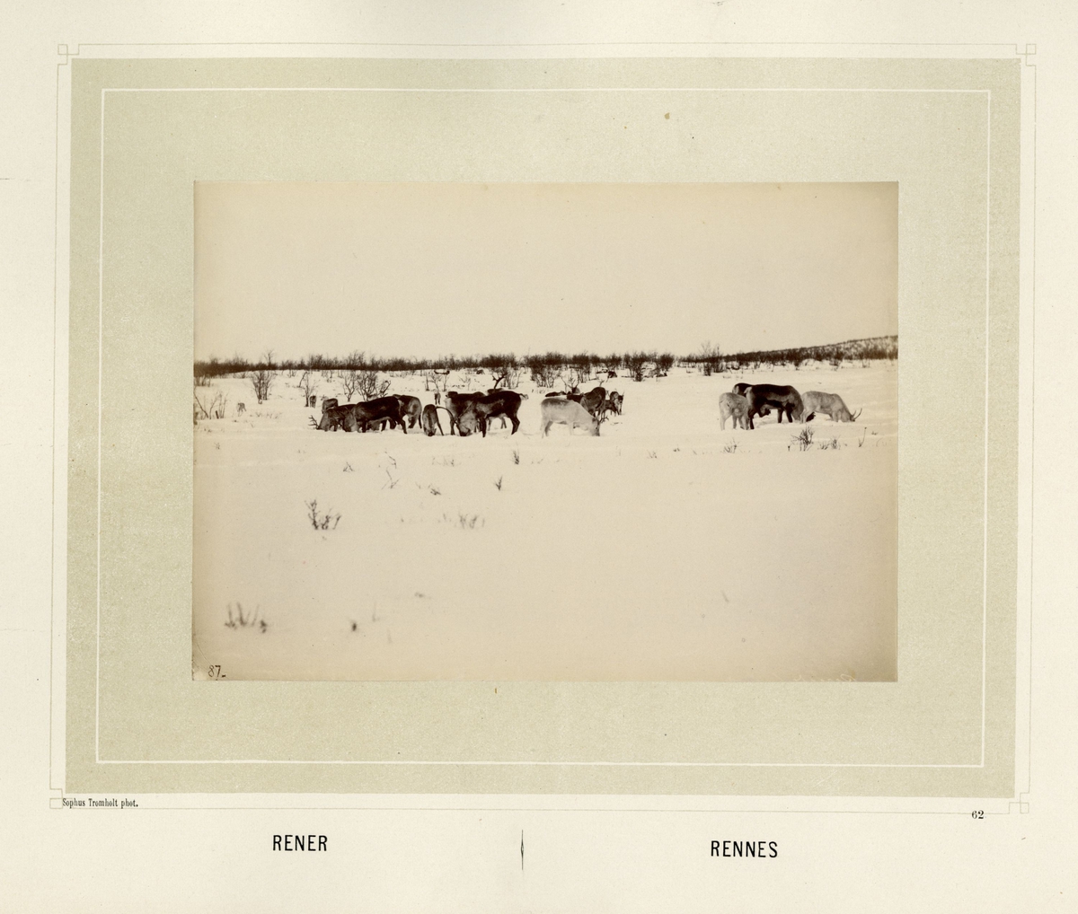 Sophus Tromholt, Billeder fra Lappernes Land/Tableaux du Pays des Lapons