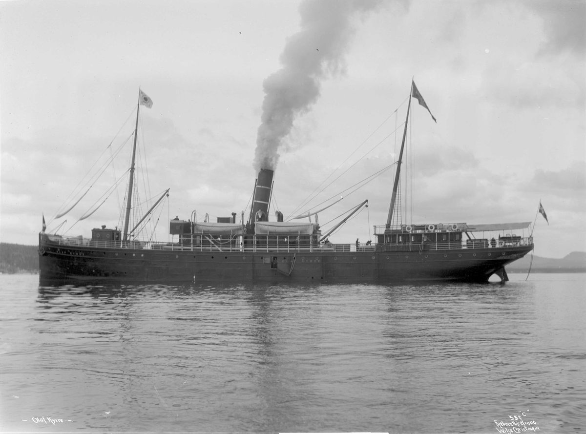 Anders Beer Wilse, D/S Olaf Kyrre (b. 1886, Martens, Olsen & Co., Bergen)