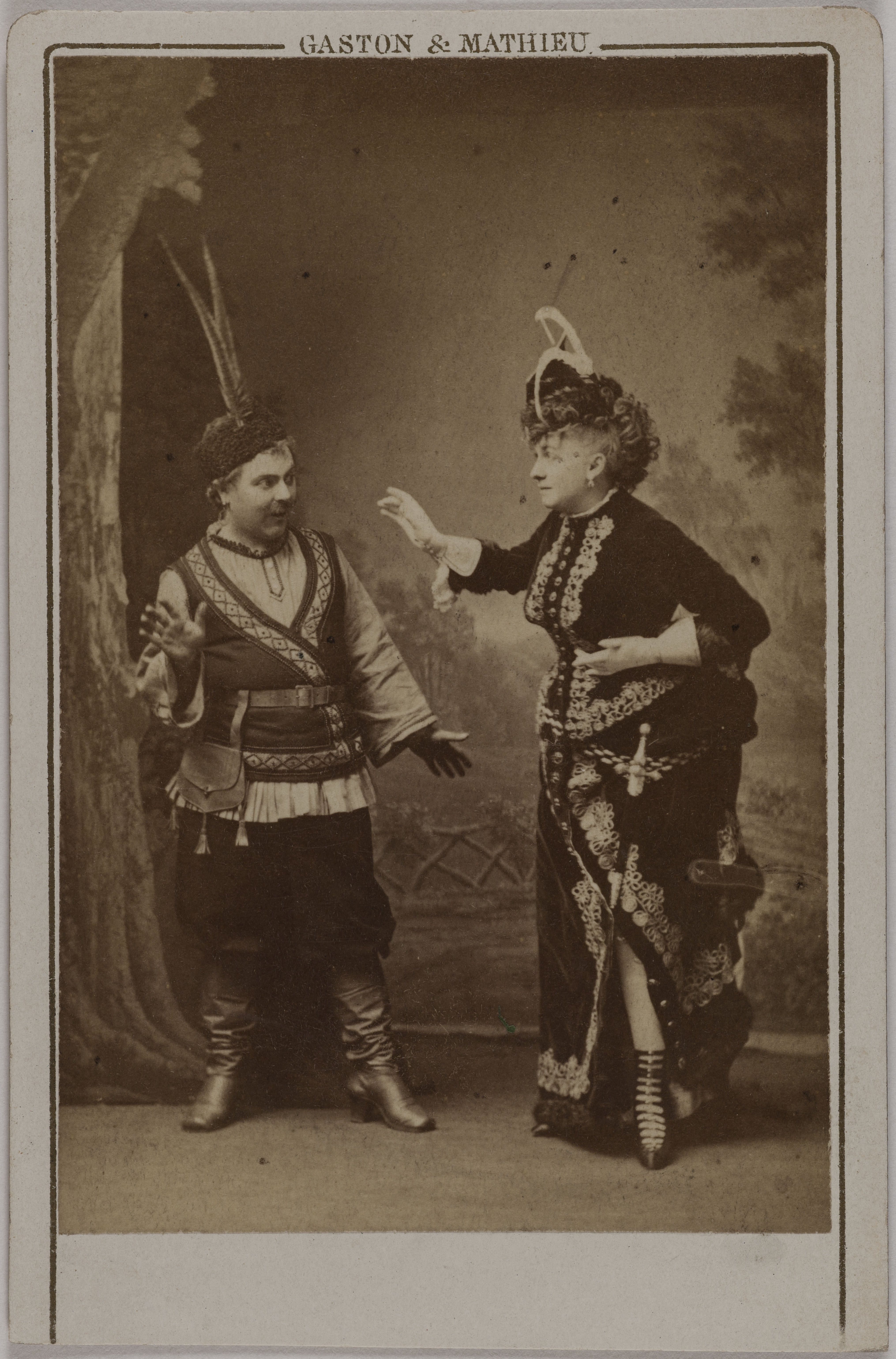 Gaston & Mathieu, Portrait de Blanche d'Antigny (Maria Ernestine Antigny, dite), (1842-1874), (actrice)