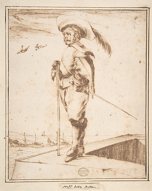 Stefano della Bella, A Standing Soldier