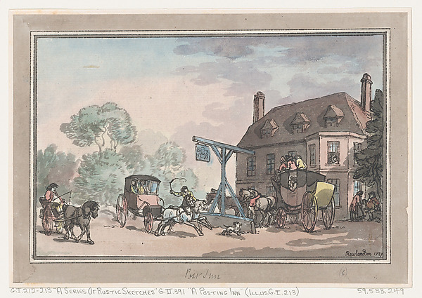 Thomas Rowlandson, A Posting Inn