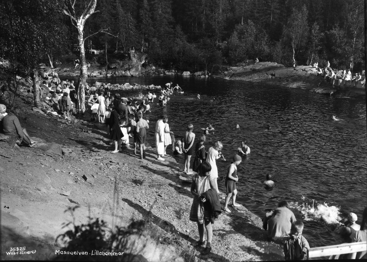 Anders Beer Wilse, Prot: Lillehammer, badeplads