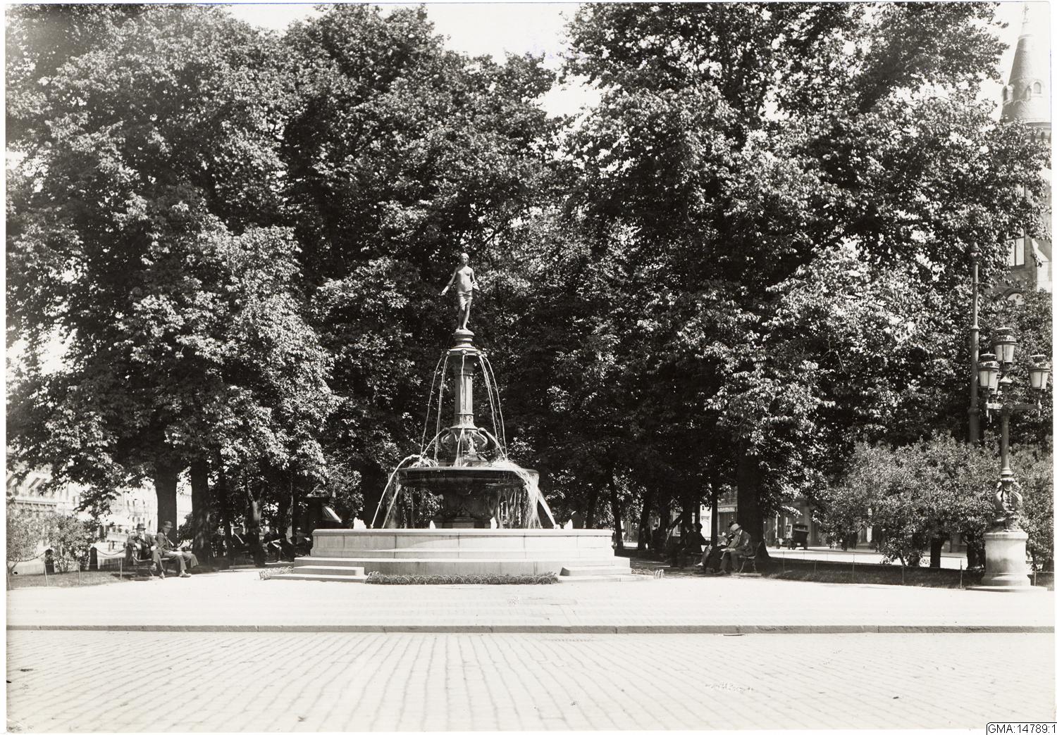 Per Hasselberg, bilder, fotografi, påsiktsbild, La Semuse, Johanna i Brunnsparken [i folkmun], Såningskvinnan