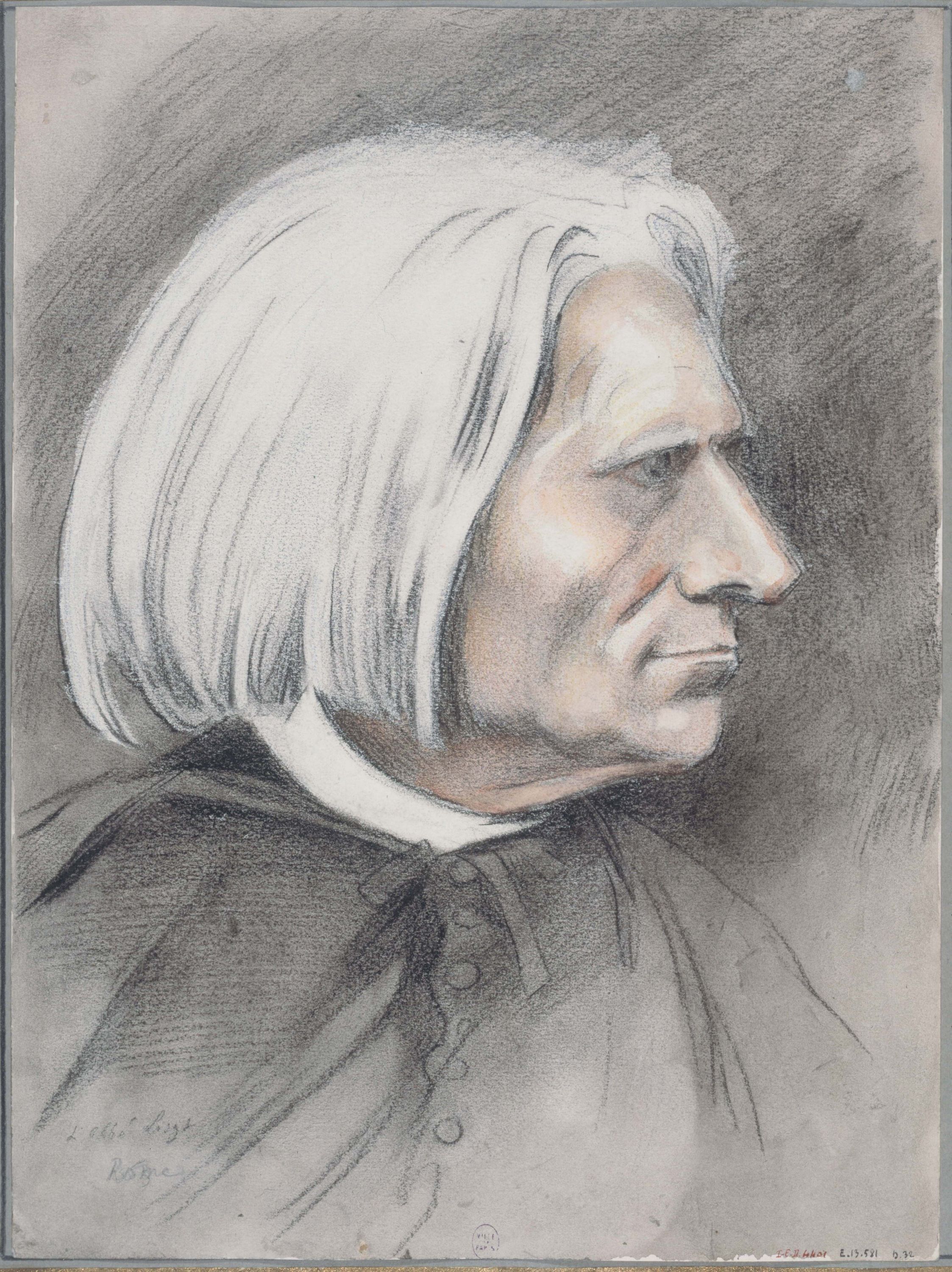 Ferdinand Bac, Portrait de l'abbé Liszt, musicien et compositeur hongrois