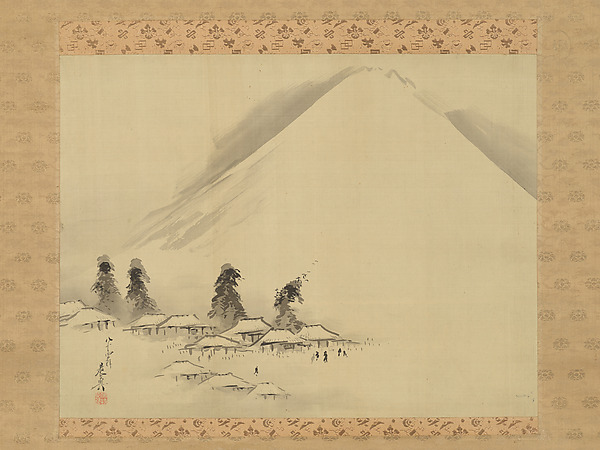 Shibata Zeshin, Mount. Fuji in Winter