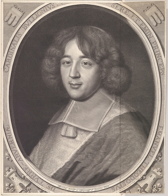 Robert Nanteuil, Emmanuel-Théodose de La Tour d'Auverge, cardinal de Bouillon