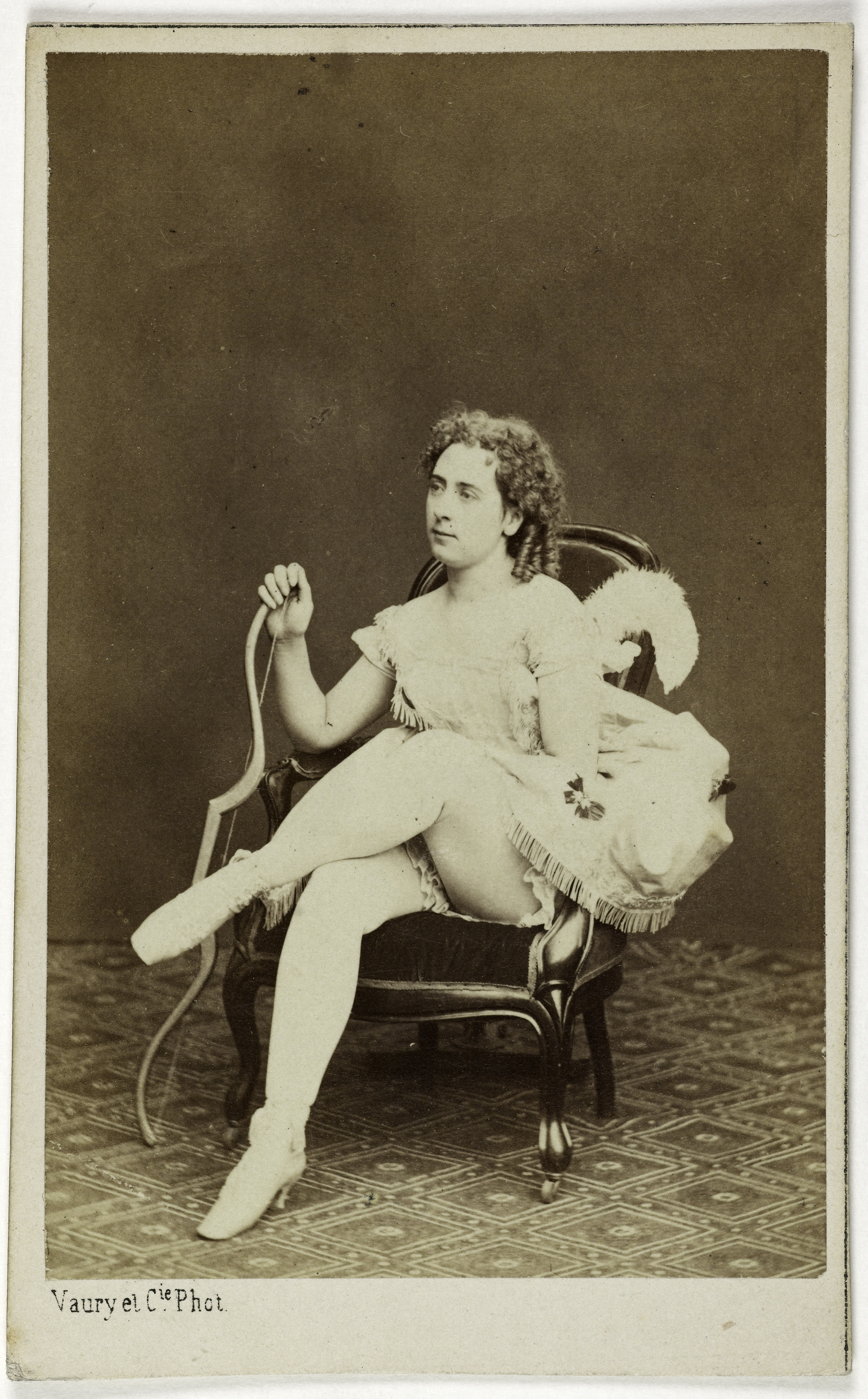 Vaury et Cie, Portrait de Leblanc, (actrice au Théâtre des Délassements Comiques)