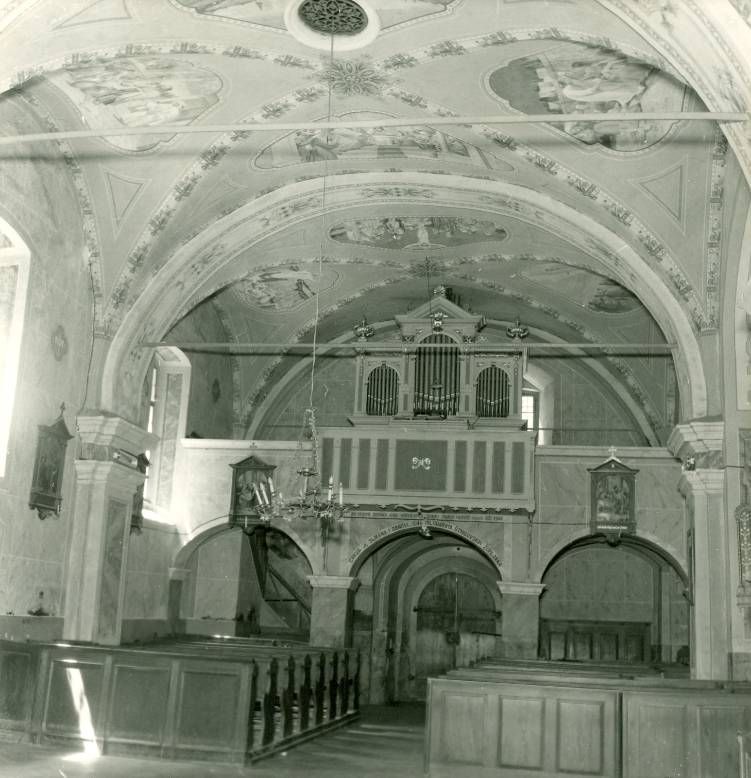 Nino Vranić, Štrigova (Čakovec) - Župna crkva Sv. Marije Magdalene - Smještaj u prostoru