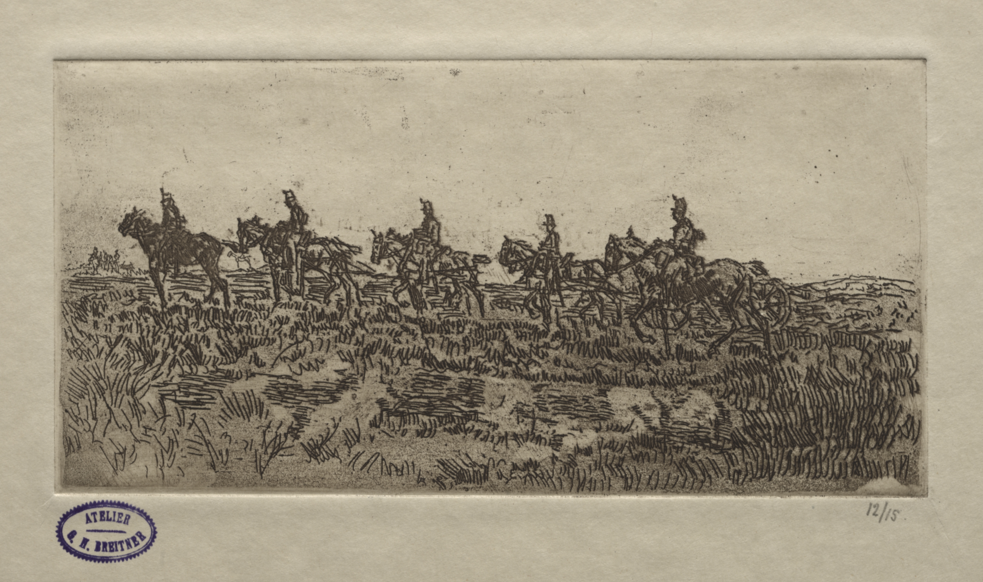 George Hendrik Breitner, Cavalry Scene