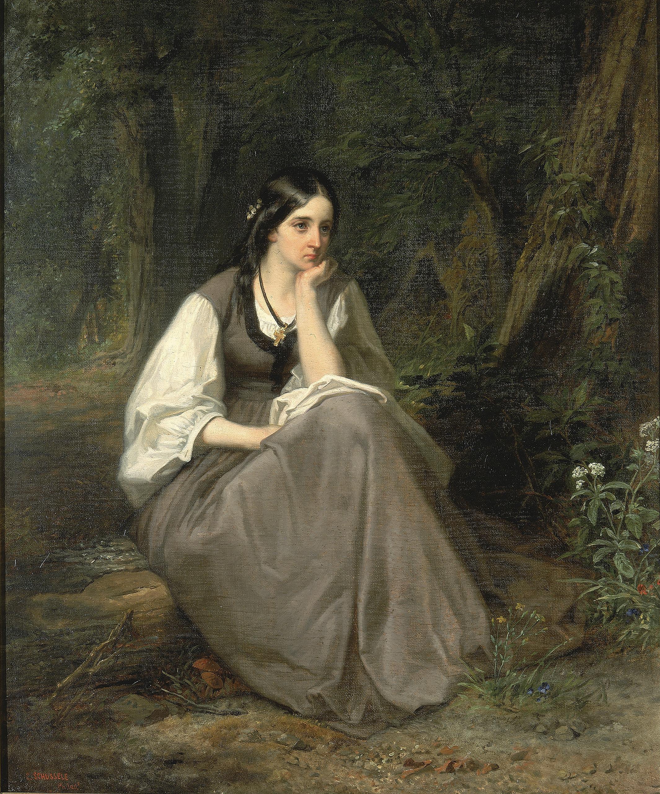 Christian Schussele, Evangeline