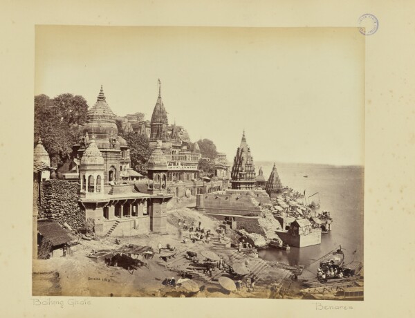 Samuel Bourne, Benares; The Burning Ghat