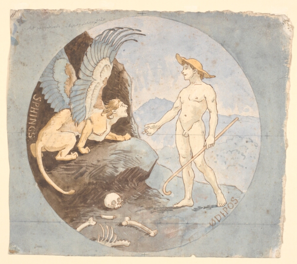 Niels Skovgaard, Ødipus og sfinxen