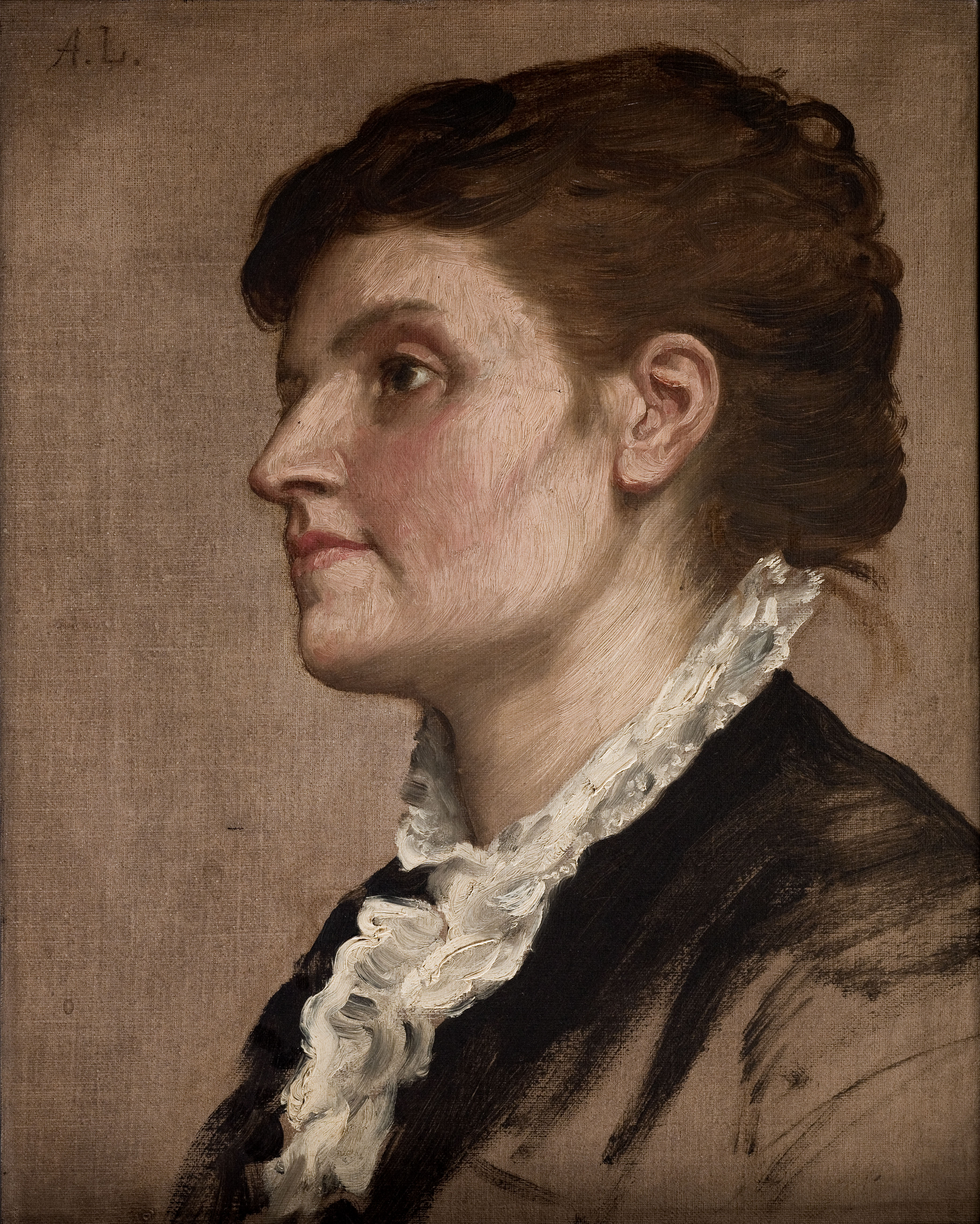 Alphonse Legros, Portrait de femme