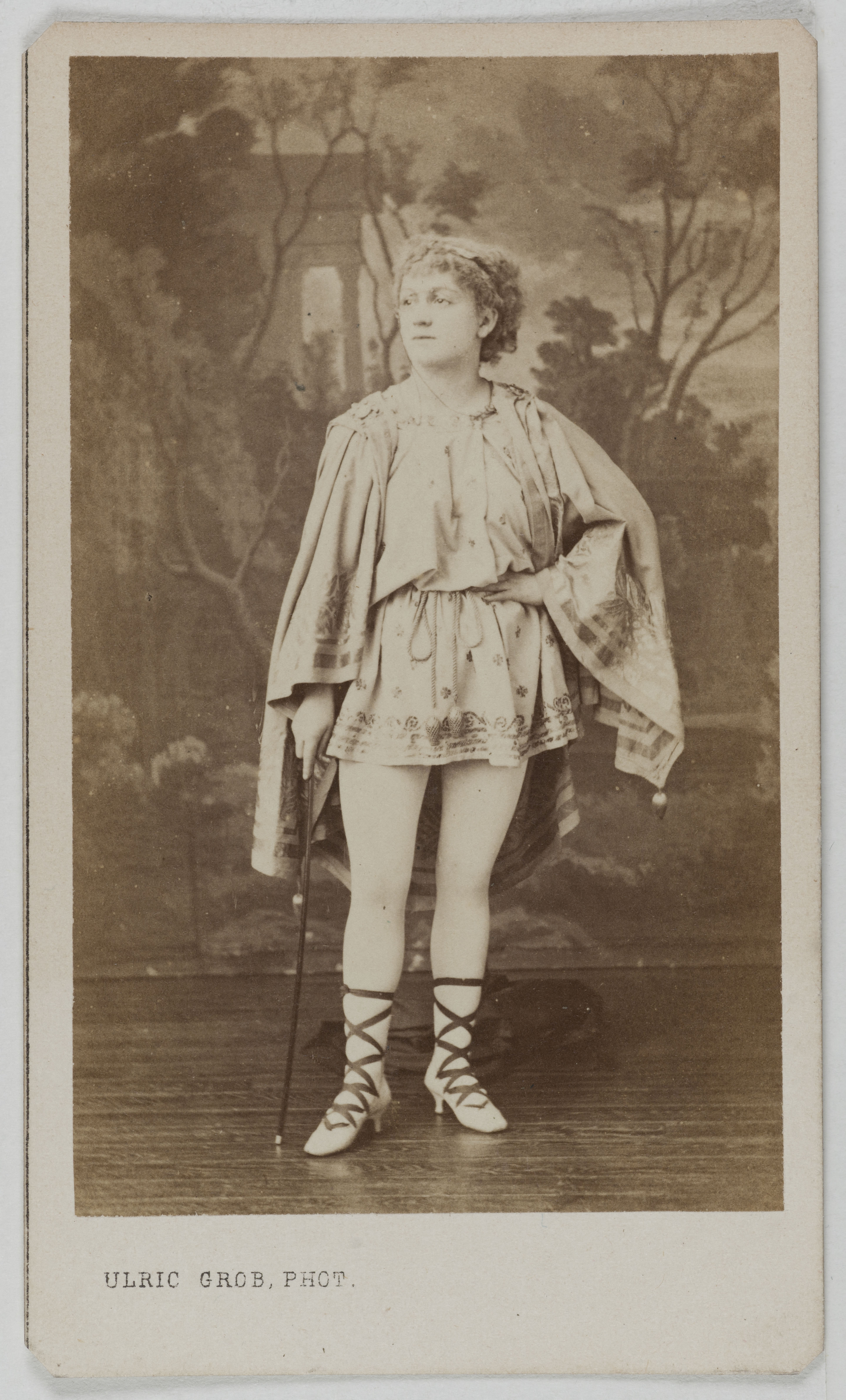 Ulric Grob, Portrait de Berthe Legrand (Adèle Blanchart dite, 1850-1910), (actrice)