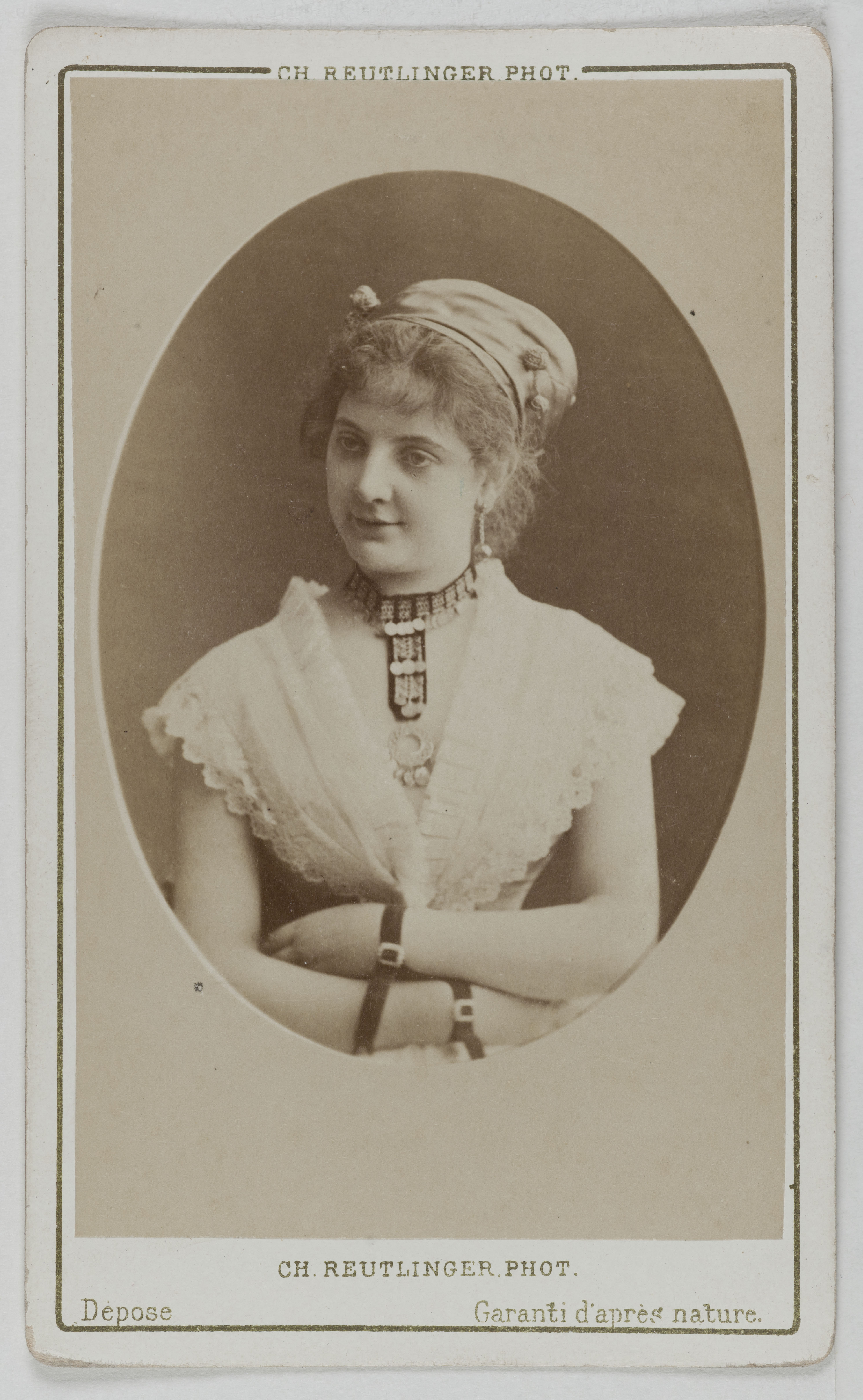 Charles Reutlinger, Portrait de Maria Legault (Marie Françoise Legault), (1858-1905), actrice
