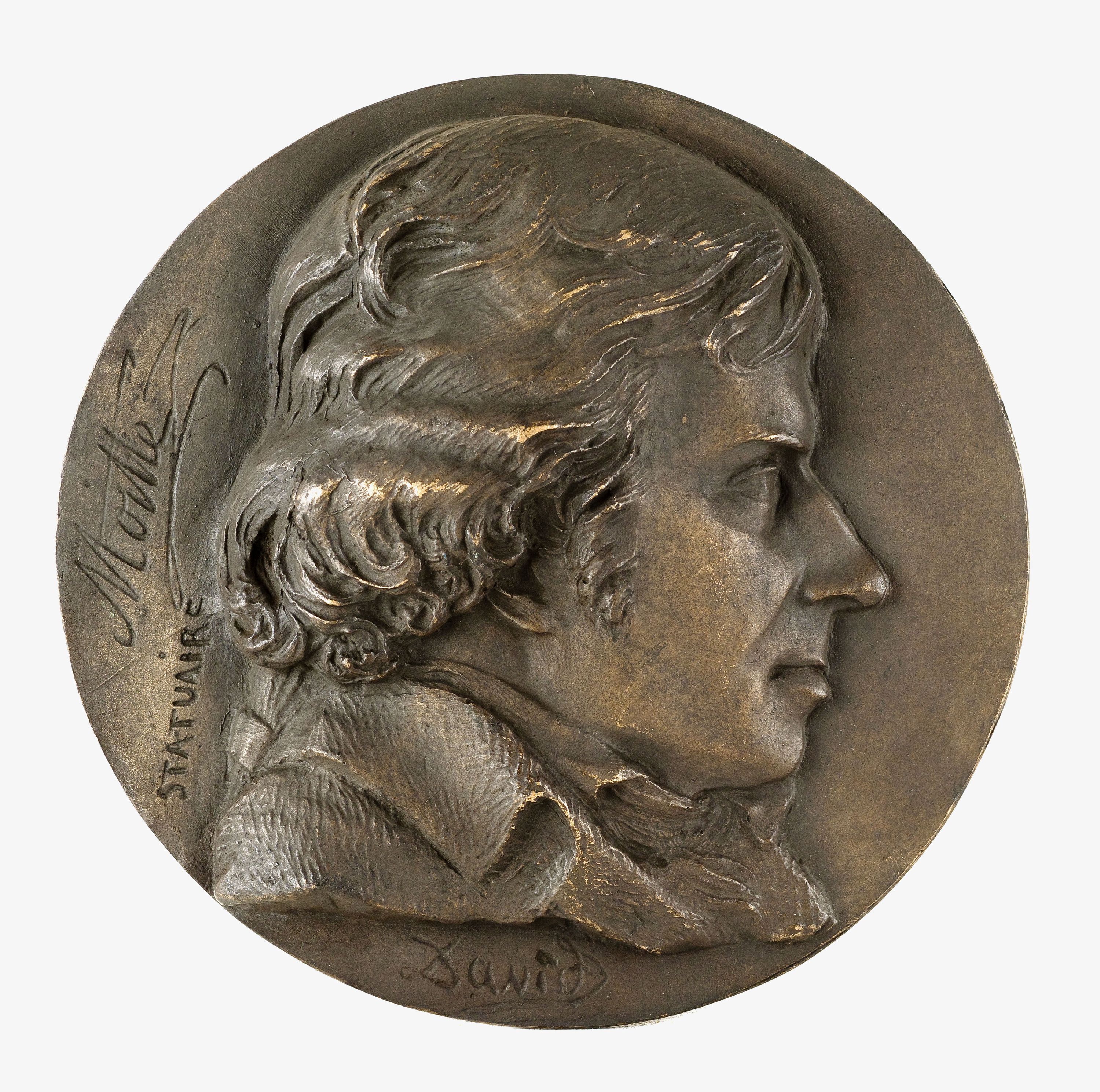 David d'Angers, Portrait de Jean-Guillaume Moitte (1746-1810), sculpteur