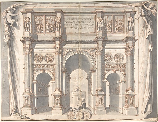 Jan Goeree, View of the Arch of Constantine