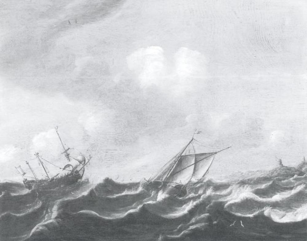 Pieter Mulier the Elder, Ships in a Gale